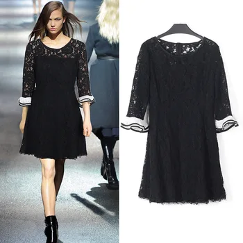 BGW 20256ht Black Lace Cocktail Dresses Scoop Neck Mini Cut Out Gown Three Quarter Lotus Sleeves Zipper Back 2020 
BGW 20256ht Black Lace Cocktail Dresses Scoop Neck Mini Cut Out Gown Three Quarter Lotus Sleeves Zipper Back 2020