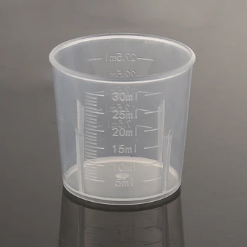 30ml Plastic Measuring Cup For Slime Cylinder Transparent Clear 3.8cm(1 4/8") x 3.6cm(1 3/8"), 2 PCs 
30ml Plastic Measuring Cup For Slime Cylinder Transparent Clear 3.8cm(1 4/8") x 3.6cm(1 3/8"), 2 PCs