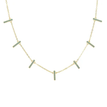 925 sterling silver short bar paved green cz multi pendant charm statement necklace women geometric elegance choker jewelry gold
925 sterling silver short bar paved green cz multi pendant charm statement necklace women geometric elegance choker jewelry gold