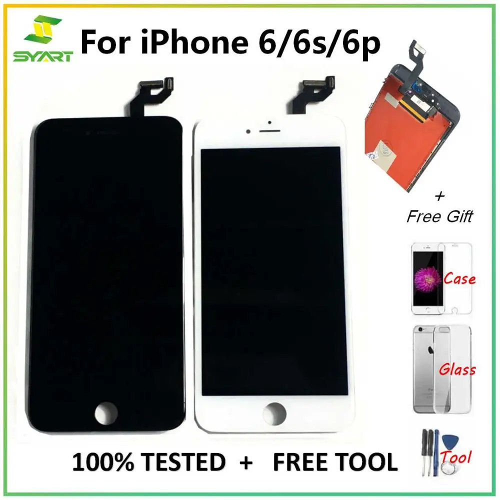 For iPhone 6 6s 6Plus LCD Display With 3D Touch Screen 100% Tested Well Digitizer Assembly + Tools For iPhone 6 6s LCD Screen
For iPhone 6 6s 6Plus LCD Display With 3D Touch Screen 100% Tested Well Digitizer Assembly + Tools For iPhone 6 6s LCD Screen