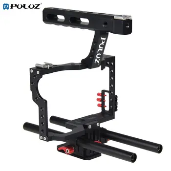 PULUZ PU3010 Durable Aluminum Camera Cage Handheld Ergonomic Handle Steadicam Stabilizer Suitable for Sony A7 A7S A7R2
PULUZ PU3010 Durable Aluminum Camera Cage Handheld Ergonomic Handle Steadicam Stabilizer Suitable for Sony A7 A7S A7R2