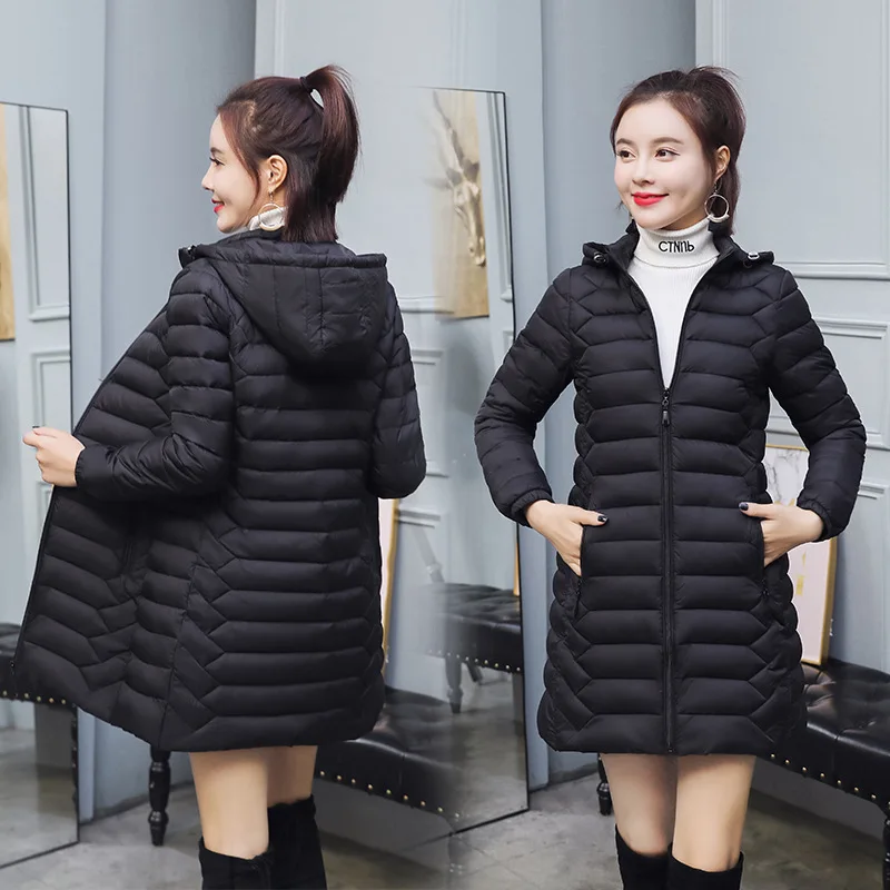 Cotton-padded Jacket Women's Mid-length Cotton-padded Clothes Women's 2019 Winter New Style Fashion Slimming Cotton Coat Thin Th
Cotton-padded Jacket Women's Mid-length Cotton-padded Clothes Women's 2019 Winter New Style Fashion Slimming Cotton Coat Thin Th