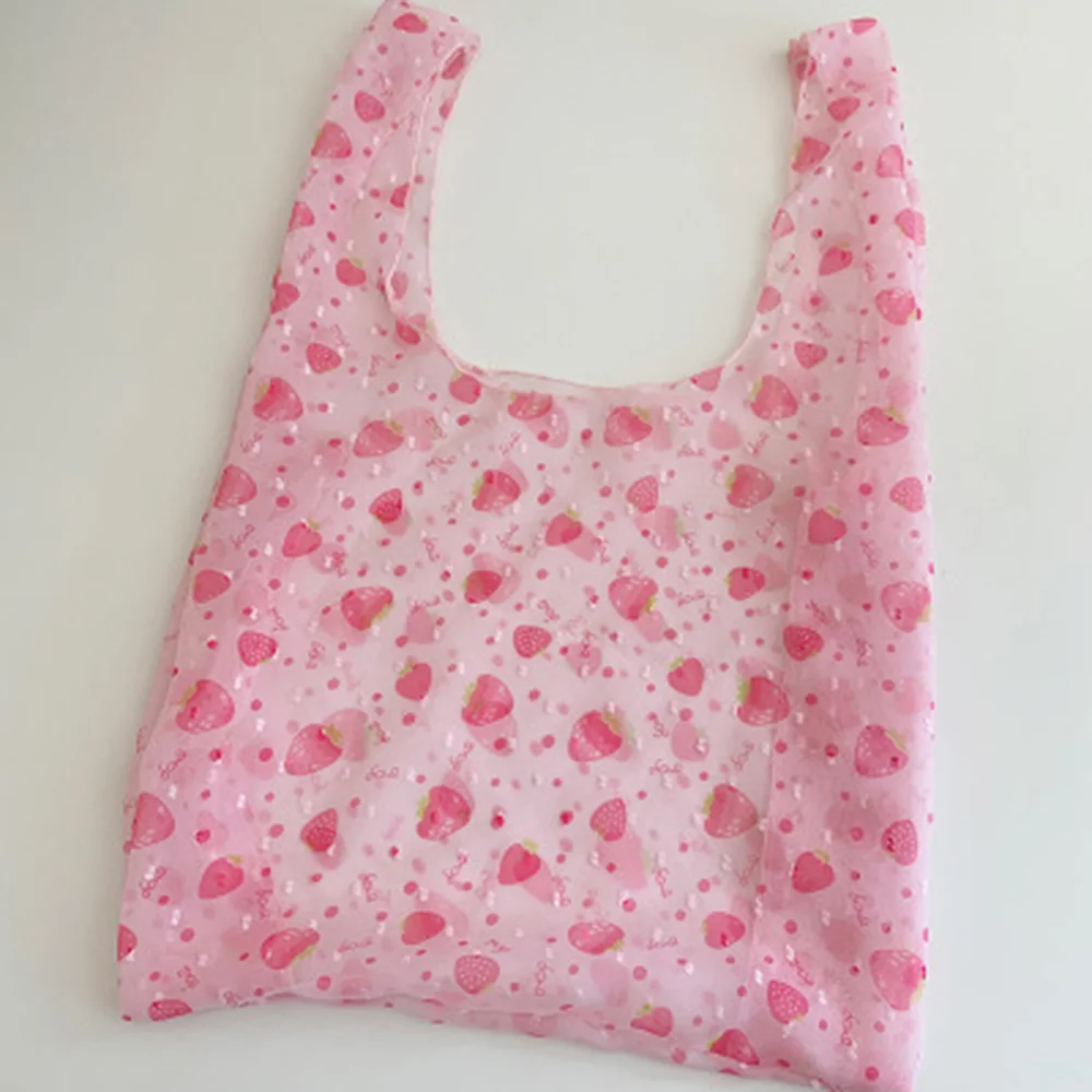 1pcs Women Small Transparent Tote Mesh Cloth Bag Embroidery Handbag Cute Flower Tulle Fruit Bag Purse Shopping Bag Dropship
1pcs Women Small Transparent Tote Mesh Cloth Bag Embroidery Handbag Cute Flower Tulle Fruit Bag Purse Shopping Bag Dropship