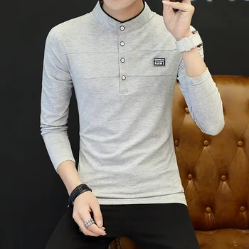 Men's long sleeve T-shirt spring autumn sweater round neck T-shirt cotton bottoms trend
Men's long sleeve T-shirt spring autumn sweater round neck T-shirt cotton bottoms trend