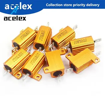 2pcs 10W Aluminum Power Metal Shell Case Wirewound Resistor 0.1 ~ 10K 0.5 1 2 3 5 6 8 10 20 100 150 200 300 500 1K 5K 10K ohm
2pcs 10W Aluminum Power Metal Shell Case Wirewound Resistor 0.1 ~ 10K 0.5 1 2 3 5 6 8 10 20 100 150 200 300 500 1K 5K 10K ohm