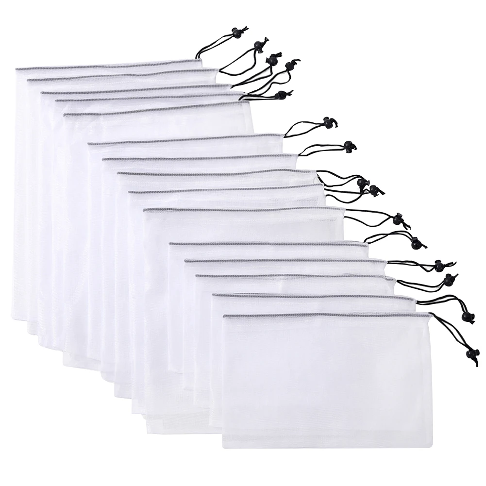 15pcs Environmental Fruit Vegetable Shopping Practical Toy Storage Mesh Bag Polyester Portable Foldable Drawstring Reusable
15pcs Environmental Fruit Vegetable Shopping Practical Toy Storage Mesh Bag Polyester Portable Foldable Drawstring Reusable
