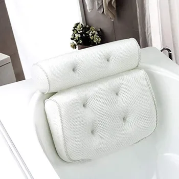 SPA Bath Pillow with Suction Cups Neck and Back Support Headrest Pillow Thickened for Home Hot Tub Bathroom Cushion Accersories
SPA Bath Pillow with Suction Cups Neck and Back Support Headrest Pillow Thickened for Home Hot Tub Bathroom Cushion Accersories