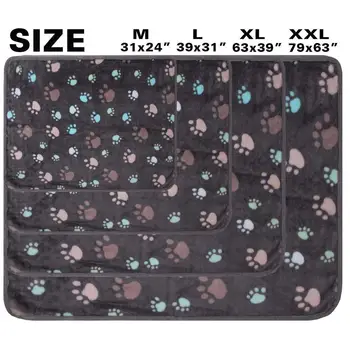 Pet Blanket Flannel Fleece Dogs Soft Warm Sleep Mat Foot Print Winter Dog Cat Bed Mat Blanket Pad Cushion Cover Mat Home Rug
Pet Blanket Flannel Fleece Dogs Soft Warm Sleep Mat Foot Print Winter Dog Cat Bed Mat Blanket Pad Cushion Cover Mat Home Rug