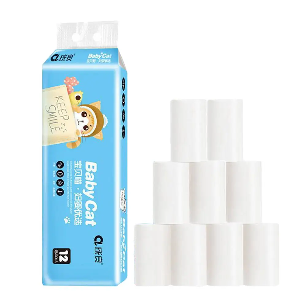 12 Roll 4 Layer Skin-friendly Toilet Tissue Home Bath Toilet Roll toilet paper Soft Toilet Paper Paper Towels Toilet Paper Bulk
12 Roll 4 Layer Skin-friendly Toilet Tissue Home Bath Toilet Roll toilet paper Soft Toilet Paper Paper Towels Toilet Paper Bulk