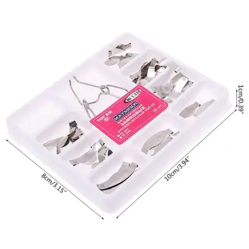 36 pcs Dental Saddle Contoured Metal Matrices Matrix Universal Kit with Spring Clip 50JF
36 pcs Dental Saddle Contoured Metal Matrices Matrix Universal Kit with Spring Clip 50JF