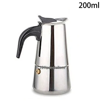 Stovetop Coffee Maker 2/4/6/9 Cups Stainless Steel Espresso Percolator Cafetera Coffee Pot Coffeeware 100-450ml
Stovetop Coffee Maker 2/4/6/9 Cups Stainless Steel Espresso Percolator Cafetera Coffee Pot Coffeeware 100-450ml
