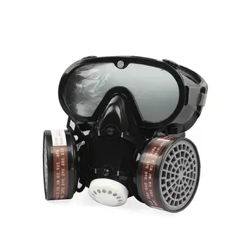 2 in 1 Chemical Dustproof Mask Anti-dust Anti-toxin Goggle Eyes Nose Mouth Protection Respirator Gas Mask Safety Industrial
2 in 1 Chemical Dustproof Mask Anti-dust Anti-toxin Goggle Eyes Nose Mouth Protection Respirator Gas Mask Safety Industrial