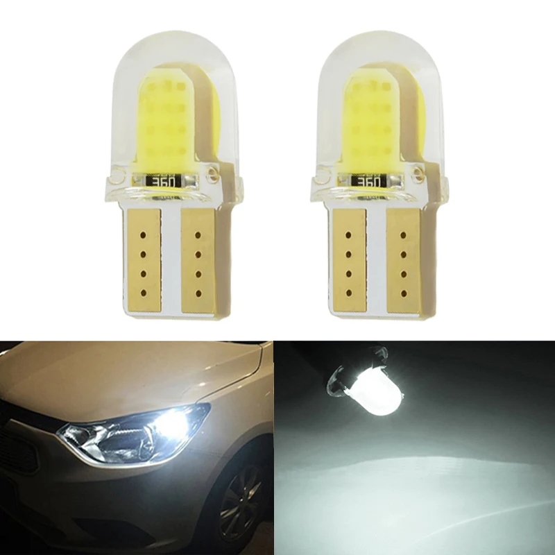 2pcs W5W T10 194 168 W5W Led Parking Bulbs Auto Wedge Clearance Lamp CANBUS Silica Bright White License Light COB 6000K White
2pcs W5W T10 194 168 W5W Led Parking Bulbs Auto Wedge Clearance Lamp CANBUS Silica Bright White License Light COB 6000K White