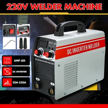 DC Inverter ARC Welder 220V IGBT MMA Welding Machine 20-250Amp For Home Beginner Lightweight Efficient
DC Inverter ARC Welder 220V IGBT MMA Welding Machine 20-250Amp For Home Beginner Lightweight Efficient