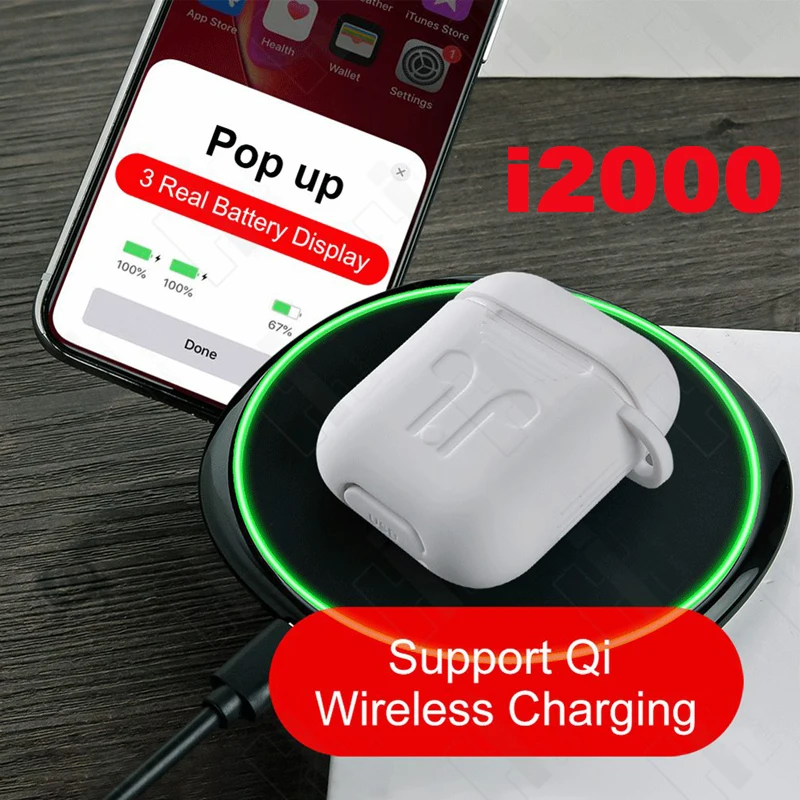 i2000 TWS In-ear Smart Sensor Wireless Earphone 8D Super Sound Earbuds Pop up Bluetooth 5.0 Earphones Pk i100 i200 i800 TWS
i2000 TWS In-ear Smart Sensor Wireless Earphone 8D Super Sound Earbuds Pop up Bluetooth 5.0 Earphones Pk i100 i200 i800 TWS