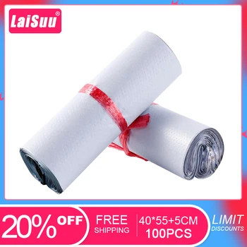 100pcs 40*55cm/15.7*21.6 inch Fashion White Super Light Tear Resistance Poly Mailers Self Seal Plastic mailing Envelope Bags
100pcs 40*55cm/15.7*21.6 inch Fashion White Super Light Tear Resistance Poly Mailers Self Seal Plastic mailing Envelope Bags
