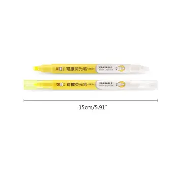 6pcs Double Head Erasable Highlighter Pen Marker Pastel Liquid Chalk Fluorescent Pencil Drawing Stationery
6pcs Double Head Erasable Highlighter Pen Marker Pastel Liquid Chalk Fluorescent Pencil Drawing Stationery