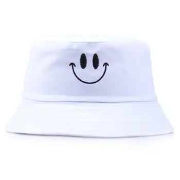 Bucket Hat Black Smile Face Foldable Cap Beach Sun Protection Party Street Hunting Women Men Hats Harajuku Cotton Fisherman 
Bucket Hat Black Smile Face Foldable Cap Beach Sun Protection Party Street Hunting Women Men Hats Harajuku Cotton Fisherman