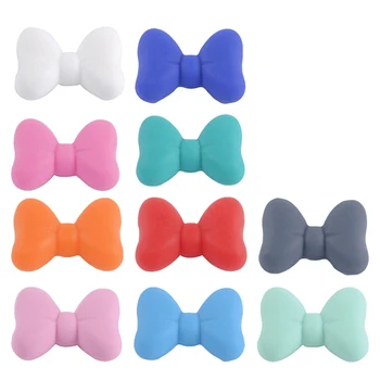 2pcs/Lot Baby Silicone Teething Beads Toys Pacifier Clips Accessories DIY Bowtie Teether Beads Food Grade Silicone BPA FREE
2pcs/Lot Baby Silicone Teething Beads Toys Pacifier Clips Accessories DIY Bowtie Teether Beads Food Grade Silicone BPA FREE