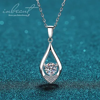 inbeaut Perfect Cut Eye Moissanite Pendant Necklace 925 Sterling Silver Pass Diamond Test 0.5 ct Stone Necklace Chain for Women
inbeaut Perfect Cut Eye Moissanite Pendant Necklace 925 Sterling Silver Pass Diamond Test 0.5 ct Stone Necklace Chain for Women