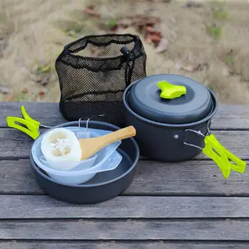 7pcs/Set Hiking Camping Cookware Kit Portable Ultra-light Picnic Cooking Tools Tableware Kettle Frying Pot Outdoor Equipment
7pcs/Set Hiking Camping Cookware Kit Portable Ultra-light Picnic Cooking Tools Tableware Kettle Frying Pot Outdoor Equipment