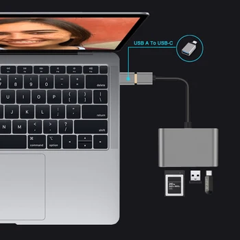 XQD Kaartlezer Adapter USB 3.0 Type-C Interface Draagbare Flash Memory Kaartlezer Geschikt voor Sony G Serie sony M SD Serie
XQD Kaartlezer Adapter USB 3.0 Type-C Interface Draagbare Flash Memory Kaartlezer Geschikt voor Sony G Serie sony M SD Serie