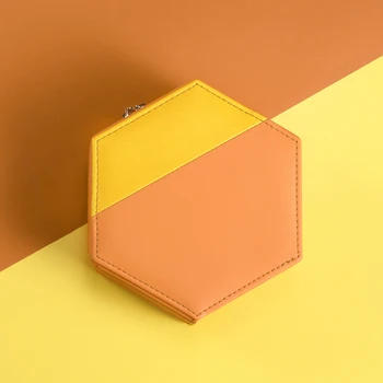 Casegrace Contrast Color PU Leather Travel Jewelry Storage Box Organizer Earrings Ring Necklace Small Jewellery Case Casket
Casegrace Contrast Color PU Leather Travel Jewelry Storage Box Organizer Earrings Ring Necklace Small Jewellery Case Casket