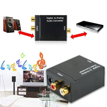 Digital to Analog Audio Converter Adapter 24-bit S/PDIF L/R Audio Converter Adapter
Digital to Analog Audio Converter Adapter 24-bit S/PDIF L/R Audio Converter Adapter