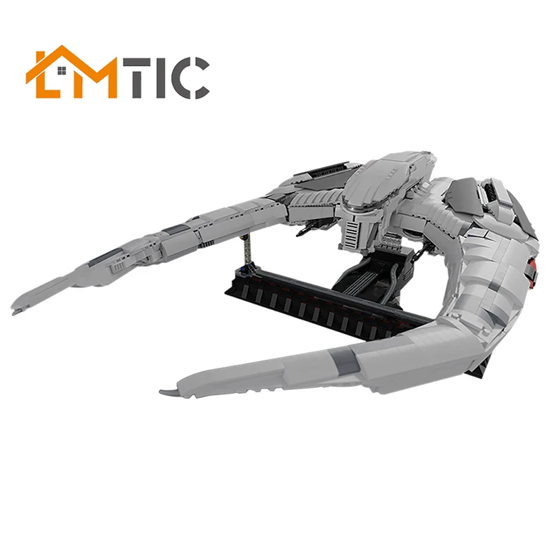 BuildMOC 12653 Battlestar галактика UCS Cylon Raider 3253 шт. Diy строительные блоки игрушки Кирпичи