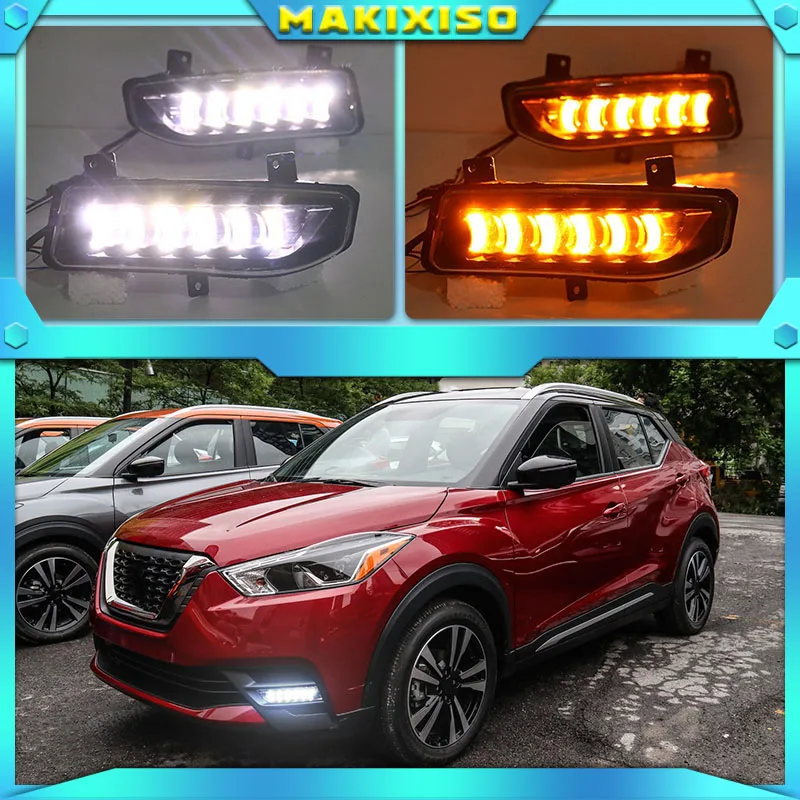 Дневные ходовые огни DRL Для Nissan Kicks 2017, 2018, 2019, Светодиодные Автомобильные дневные ходовые огни, водонепроницаемые противотуманные дневные огни с указателем поворота
Дневные ходовые огни DRL Для Nissan Kicks 2017, 2018, 2019, Светодиодные Автомобильные дневные ходовые огни, водонепроницаемые противотуманные дневные огни с указателем поворота