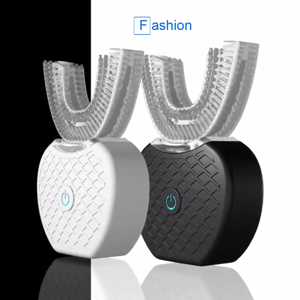 New 360 Degrees Intelligent Automatic Sonic Electric Toothbrush USB Rechargeable Ultrasonic U Shape 4 Modes Timer Blue Light
New 360 Degrees Intelligent Automatic Sonic Electric Toothbrush USB Rechargeable Ultrasonic U Shape 4 Modes Timer Blue Light