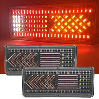 2X 24V Truck LED Rear Tail Light trailer Warning Lights Rear Taillight stop lorry bus brake reverse turn indicator external lamp
2X 24V Truck LED Rear Tail Light trailer Warning Lights Rear Taillight stop lorry bus brake reverse turn indicator external lamp