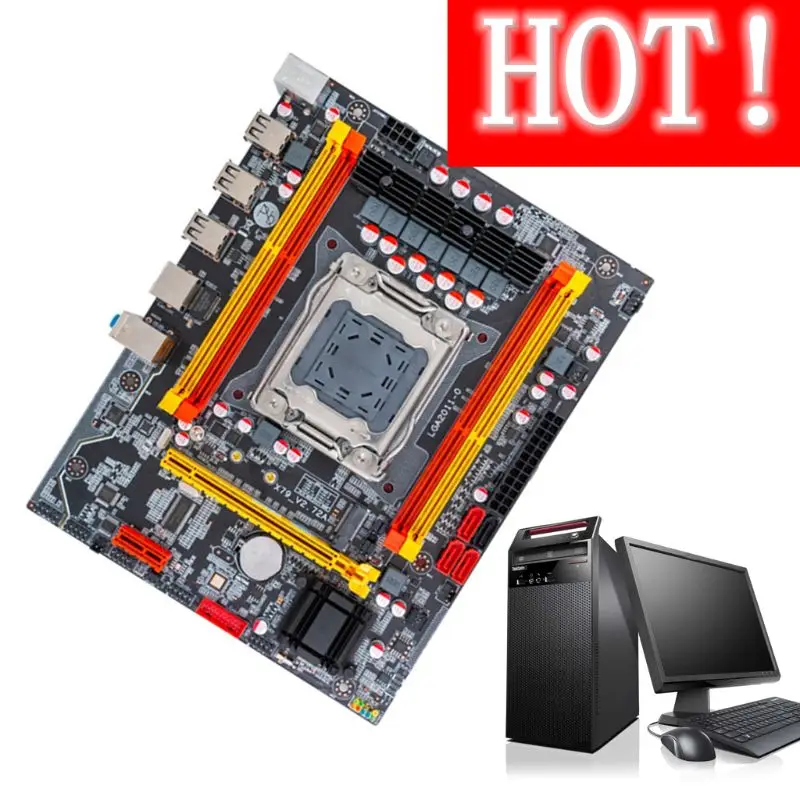 X79 Chip Computer Motherboard SATA3 PCI-E NVME M.2 SSD Support REG ECC Memory DDR3 Server
X79 Chip Computer Motherboard SATA3 PCI-E NVME M.2 SSD Support REG ECC Memory DDR3 Server