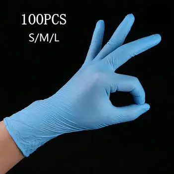 100 Pcs Disposable Nitrile Gloves Staticproof Gloves Medical Examination Nitrile Gloves Food Grade Disposable Working Gloves
100 Pcs Disposable Nitrile Gloves Staticproof Gloves Medical Examination Nitrile Gloves Food Grade Disposable Working Gloves