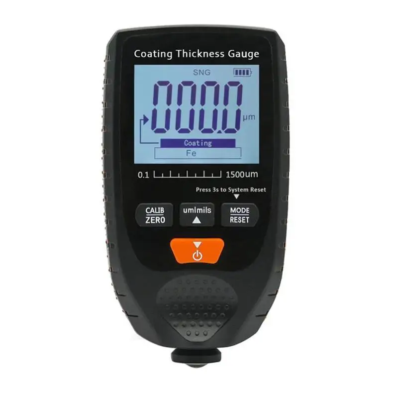 GM998 Digital Backlight LCD Film Thickness Meter Car Paint Thickness Tester Coating Thickness Gauge
GM998 Digital Backlight LCD Film Thickness Meter Car Paint Thickness Tester Coating Thickness Gauge