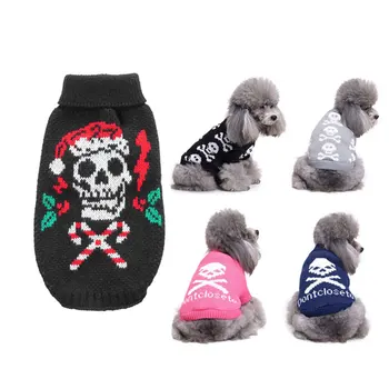 Halloween Dog Sweaters Pet Puppy Skeleton Knitwear Turtleneck Coat For Small Large Dogs Costume S M L XL XXL 
Halloween Dog Sweaters Pet Puppy Skeleton Knitwear Turtleneck Coat For Small Large Dogs Costume S M L XL XXL