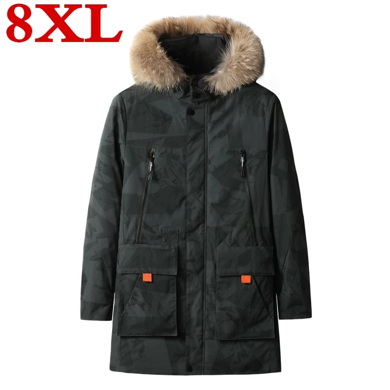 Plus size 8XL 7XL Winter Parka Men's Jacket 2019 New Arrival Thick Warm Coat Long Hooded Jacket Fur Collar Windproof Padded Coat 
Plus size 8XL 7XL Winter Parka Men's Jacket 2019 New Arrival Thick Warm Coat Long Hooded Jacket Fur Collar Windproof Padded Coat