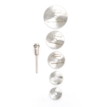 6pcs/set Mini HSS Rotary Tool Circular Saw Blades For Dremel Metal Rotary Cutter Power Tool Set Cutting Diamond Discs Mandrel
6pcs/set Mini HSS Rotary Tool Circular Saw Blades For Dremel Metal Rotary Cutter Power Tool Set Cutting Diamond Discs Mandrel