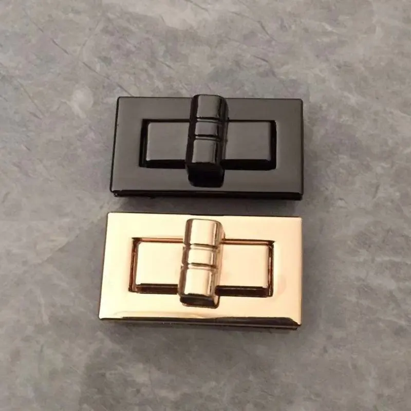 Rectangle Shape Clasp Turn Lock Gold Black Locks DIY Leather Handbag Bag Hardware Metal Elegant New Bag Accessories
Rectangle Shape Clasp Turn Lock Gold Black Locks DIY Leather Handbag Bag Hardware Metal Elegant New Bag Accessories
