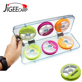 JIGEECARP Main Line Box Fishing Tackle Box with Silicone Round Board Fishing Line Holder Carp Reels 6 8 16 Axis Case
JIGEECARP Main Line Box Fishing Tackle Box with Silicone Round Board Fishing Line Holder Carp Reels 6 8 16 Axis Case