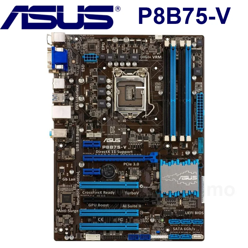 Asus LGA 1155 P8B75-V Original Desktop Motherboard Intel B75 Socket i3 i5 i7 DDR3 32G SATA3 USB3.0 AT,100% Tested Mainboard Used
Asus LGA 1155 P8B75-V Original Desktop Motherboard Intel B75 Socket i3 i5 i7 DDR3 32G SATA3 USB3.0 AT,100% Tested Mainboard Used