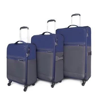 NEWCOM Luggage Set Expandable 3 Pieces 20 24 28 Inch Soft-side Blue Lightweight Rolling Suitcase Spinner Wheels with TSA Lock
NEWCOM Luggage Set Expandable 3 Pieces 20 24 28 Inch Soft-side Blue Lightweight Rolling Suitcase Spinner Wheels with TSA Lock