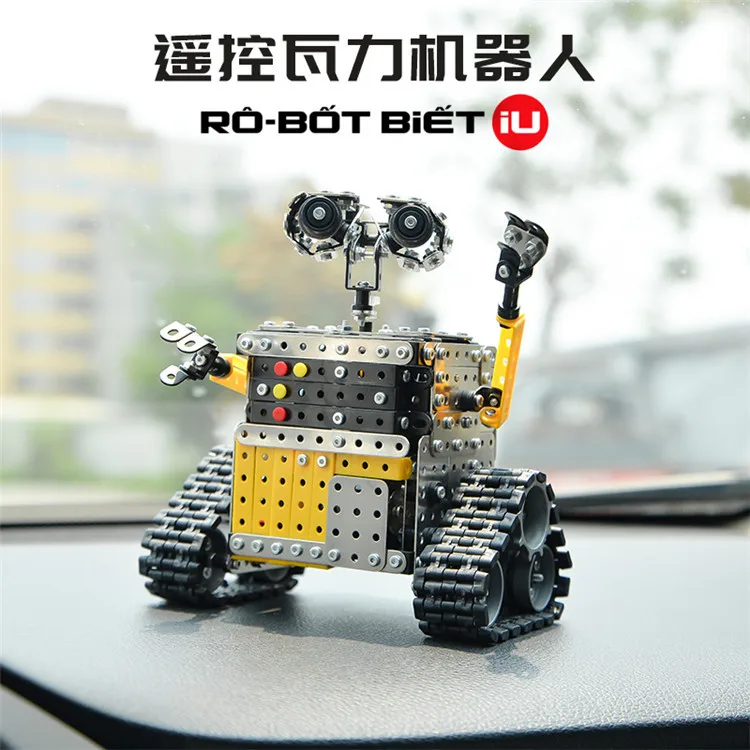 Assembled Toys Educational Boy Intelligence Robot Assembly Metal Wall-E Robot Remote Control Assembled Model
Assembled Toys Educational Boy Intelligence Robot Assembly Metal Wall-E Robot Remote Control Assembled Model