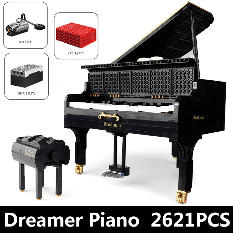 MOC 13192 Creative Ideas Toys 2621pcs App Control Legoinglys Playable Grand Piano Set Kids Toys Building Blocks Christmas Gifts
MOC 13192 Creative Ideas Toys 2621pcs App Control Legoinglys Playable Grand Piano Set Kids Toys Building Blocks Christmas Gifts