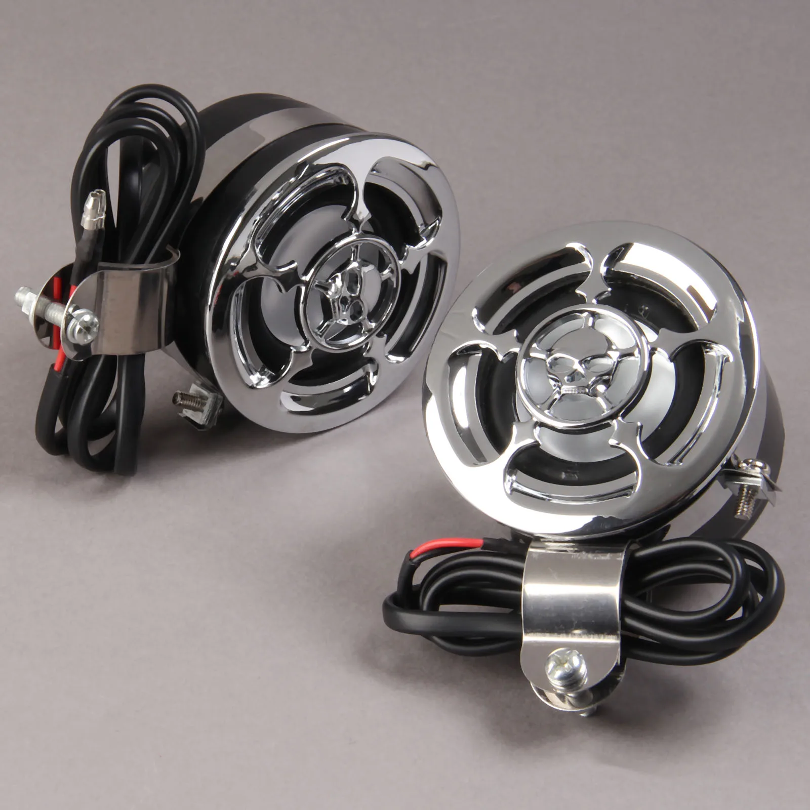 2Pcs Motorcycle Sound Horn Audio Radio Handlebar 12V FM Player Horn With Bracket Bike Speaker Amplifier Sound Horn
2Pcs Motorcycle Sound Horn Audio Radio Handlebar 12V FM Player Horn With Bracket Bike Speaker Amplifier Sound Horn