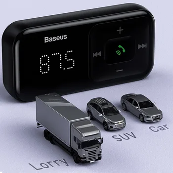 FM Modulator Transmitter Bluetooth 5.0 FM Radio 3.1A USB Car Charger Handsfree Car Kit Wireless Aux Audio FM Transmiter
FM Modulator Transmitter Bluetooth 5.0 FM Radio 3.1A USB Car Charger Handsfree Car Kit Wireless Aux Audio FM Transmiter