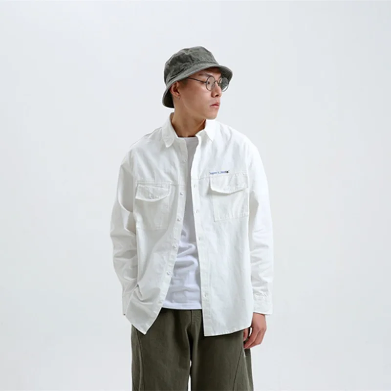 Loose Mu Cool 20 Spring Color Long-sleeved Shirt Japanese-style Retro Workwear Coat Trend Casual Loose-Fit Shirt Men's
Loose Mu Cool 20 Spring Color Long-sleeved Shirt Japanese-style Retro Workwear Coat Trend Casual Loose-Fit Shirt Men's
