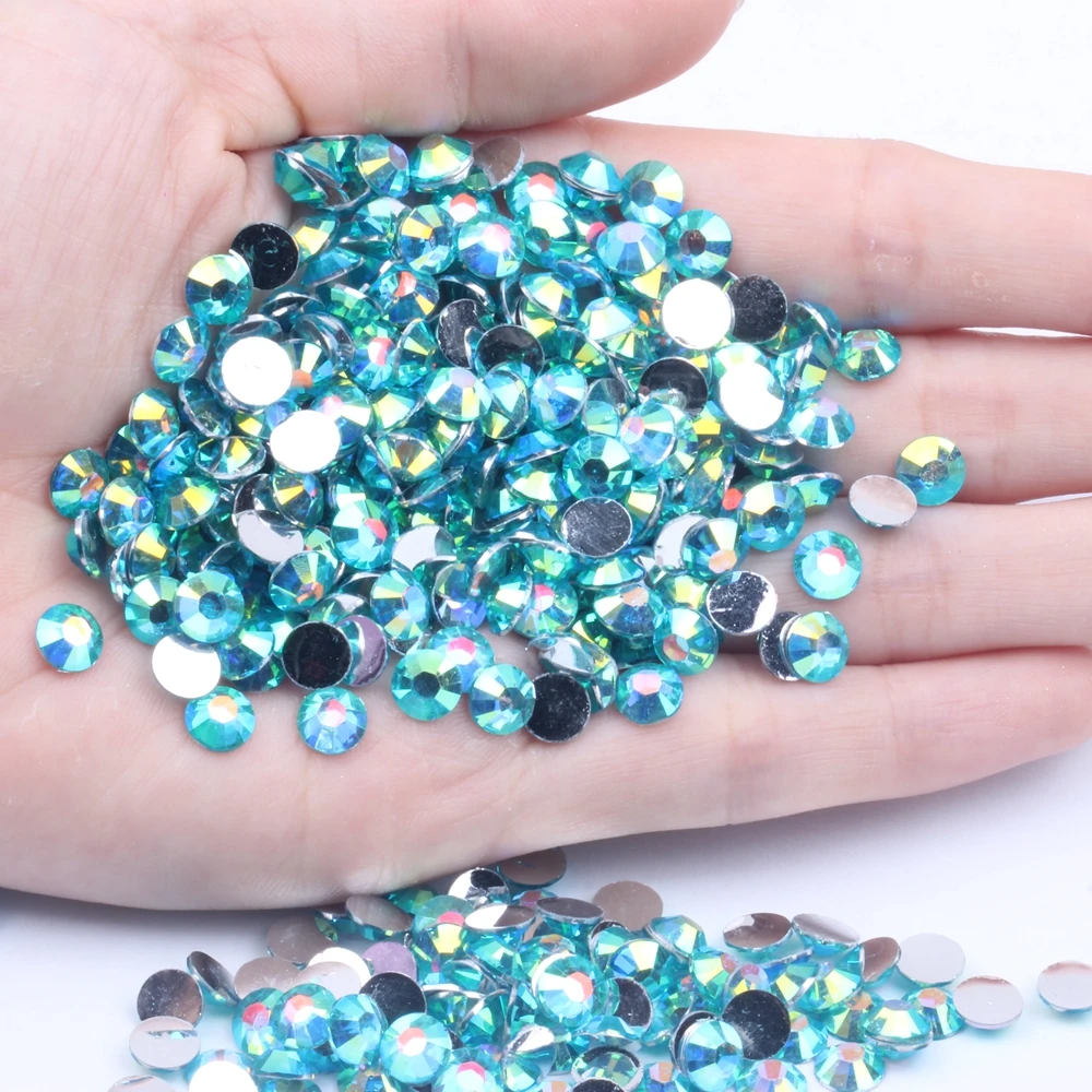 New Resin Rhinestones 2mm-6mm Dark Aquamarine AB Flatback Non Hotfix Giue On For Nails Art Decoration DIY 3D Jewelry Making
New Resin Rhinestones 2mm-6mm Dark Aquamarine AB Flatback Non Hotfix Giue On For Nails Art Decoration DIY 3D Jewelry Making