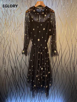 Latest Designer Fashion Dress 2020 Spring Style Women Golden Star Patterns Long Sleeve Sexy Two Piece Dress Long Party Wear
Latest Designer Fashion Dress 2020 Spring Style Women Golden Star Patterns Long Sleeve Sexy Two Piece Dress Long Party Wear