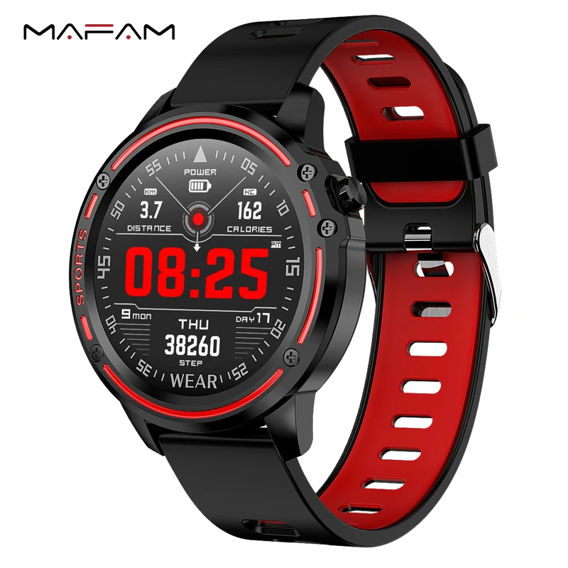 MAFAM L8 Smart Bracelet Men IP68 Waterproof Mode SmartWatch With ECG PPG Blood Pressure Heart Rate sports fitness Tracker Watch
MAFAM L8 Smart Bracelet Men IP68 Waterproof Mode SmartWatch With ECG PPG Blood Pressure Heart Rate sports fitness Tracker Watch